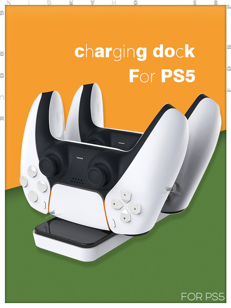 Caricatore 2 in 1 per controller PS5